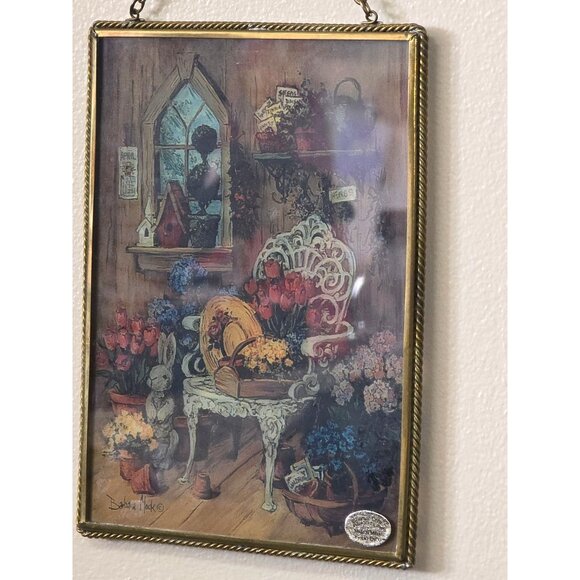 Vintage Wall Hanging Decor By Debbi Mumm With Chain - Picture 6 of 10